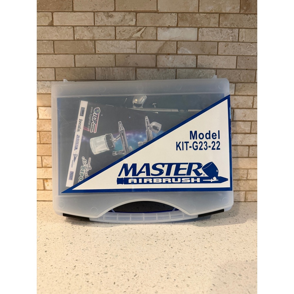 Master Airbrush KIT-G23-22 Mini Compressor Airbrush Kit